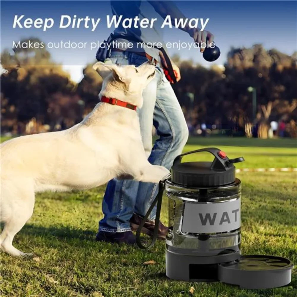 77oz Portable Dog Water Bottle, Camping Essentials, Large Travel Bottle